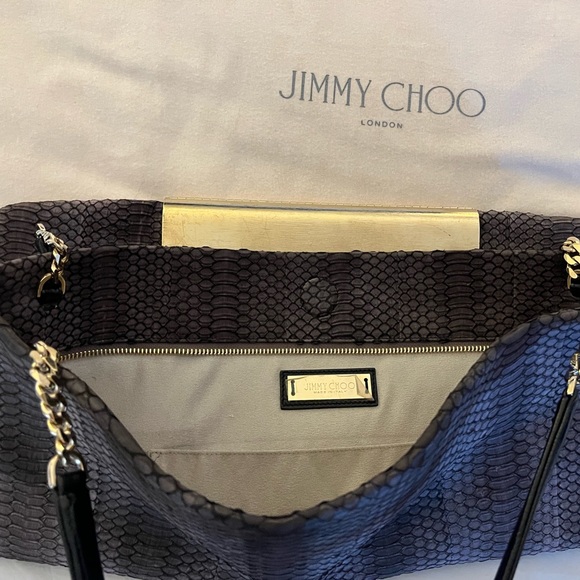 Jimmy Choo python leather handbag - Picture 4 of 4